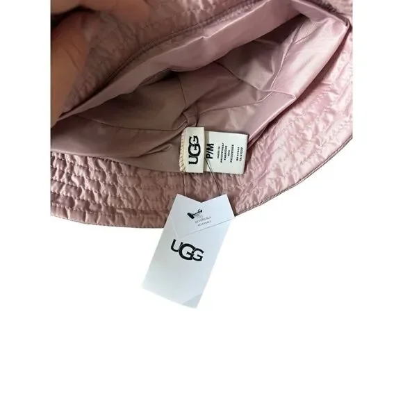 NEW UGG Reversible All Weather Bucket Hat Crystal Pink size S/M - Picture 6 of 7